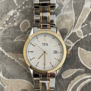 NWT Bulova TFX Gold and Silver Men’s Watch